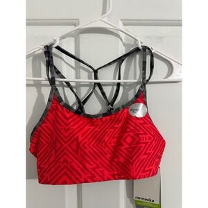Marika‎ Pink Sapphire Low Impact Reversible Sports Bra PWR TEK Size S NWT